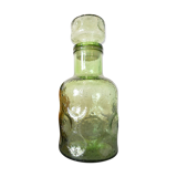 Carafe en verre verte