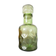Green glass carafe