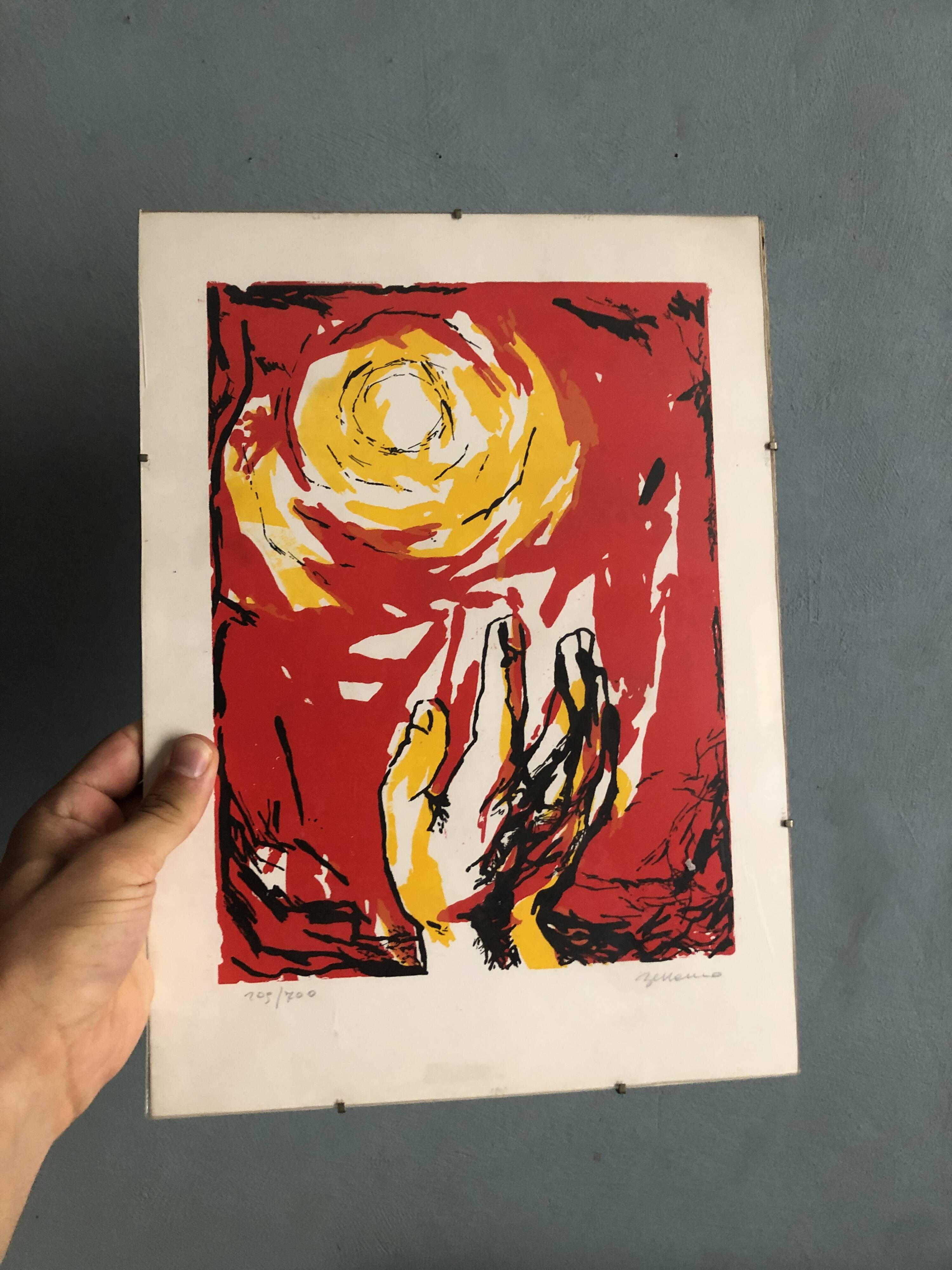Illustration colorée signée numérotée