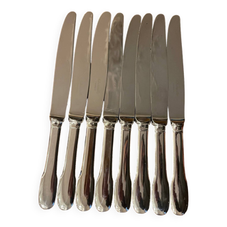 Christofle cluny 8 dessert knives 19.5 cm good condition