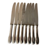 Christofle cluny 8 couteaux à entremets 19,5 cm bon état