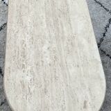 Travertine coffee table, 1970s.
