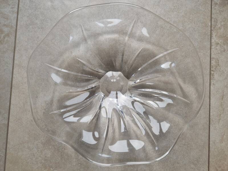 Baccarat Crystal - Centerpiece, crystal fruit bowl