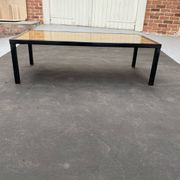 Table basse metal noir
