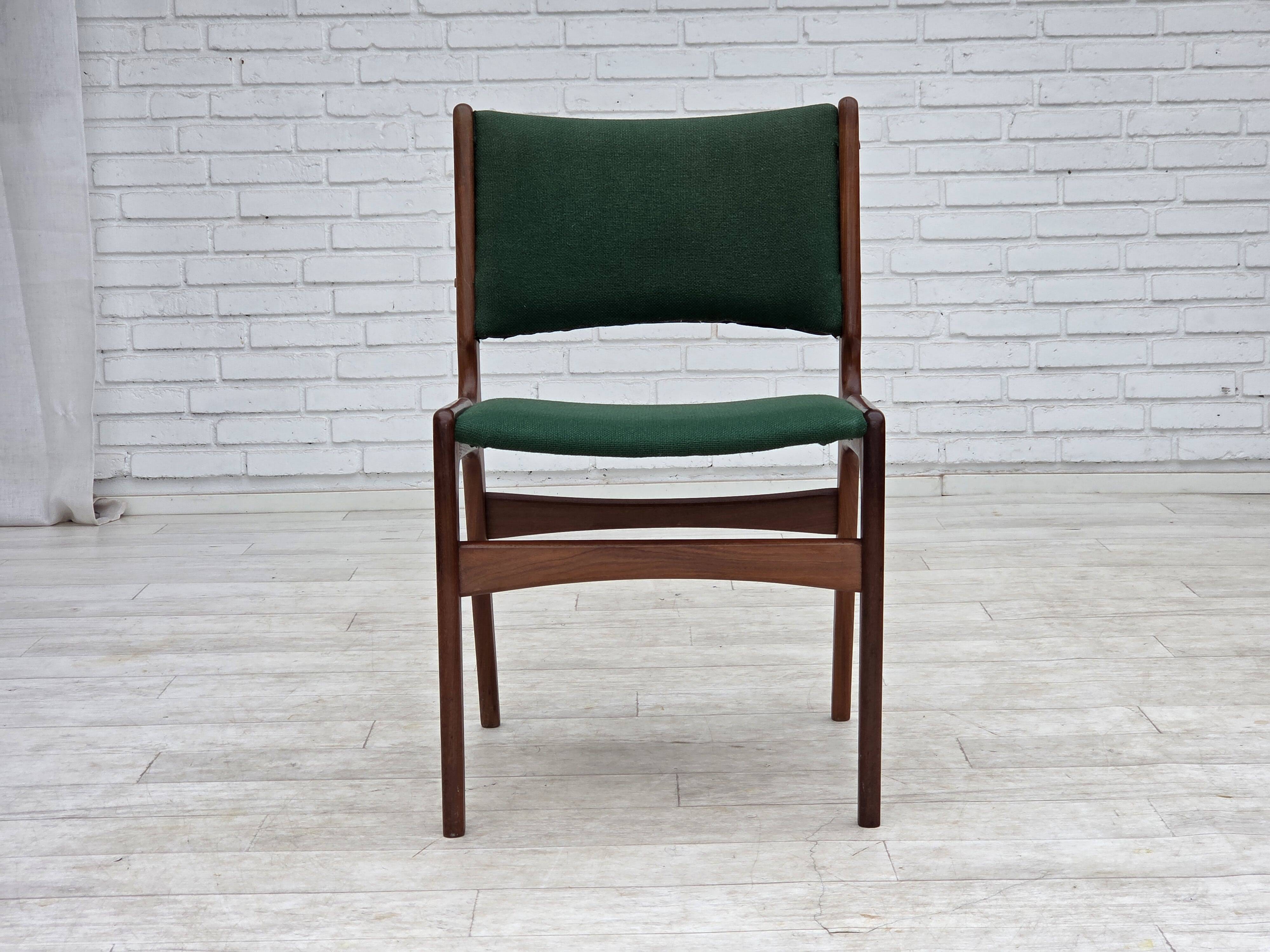 1960s, Danish design by Erik Buch, set of 4 dining chairs model 89.