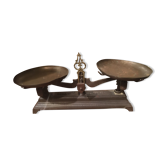 Old cast iron and copper scale