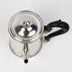Christofle teapot in silver-plated metal, with a blackened wood handle — late 19th century, early 20th century.
