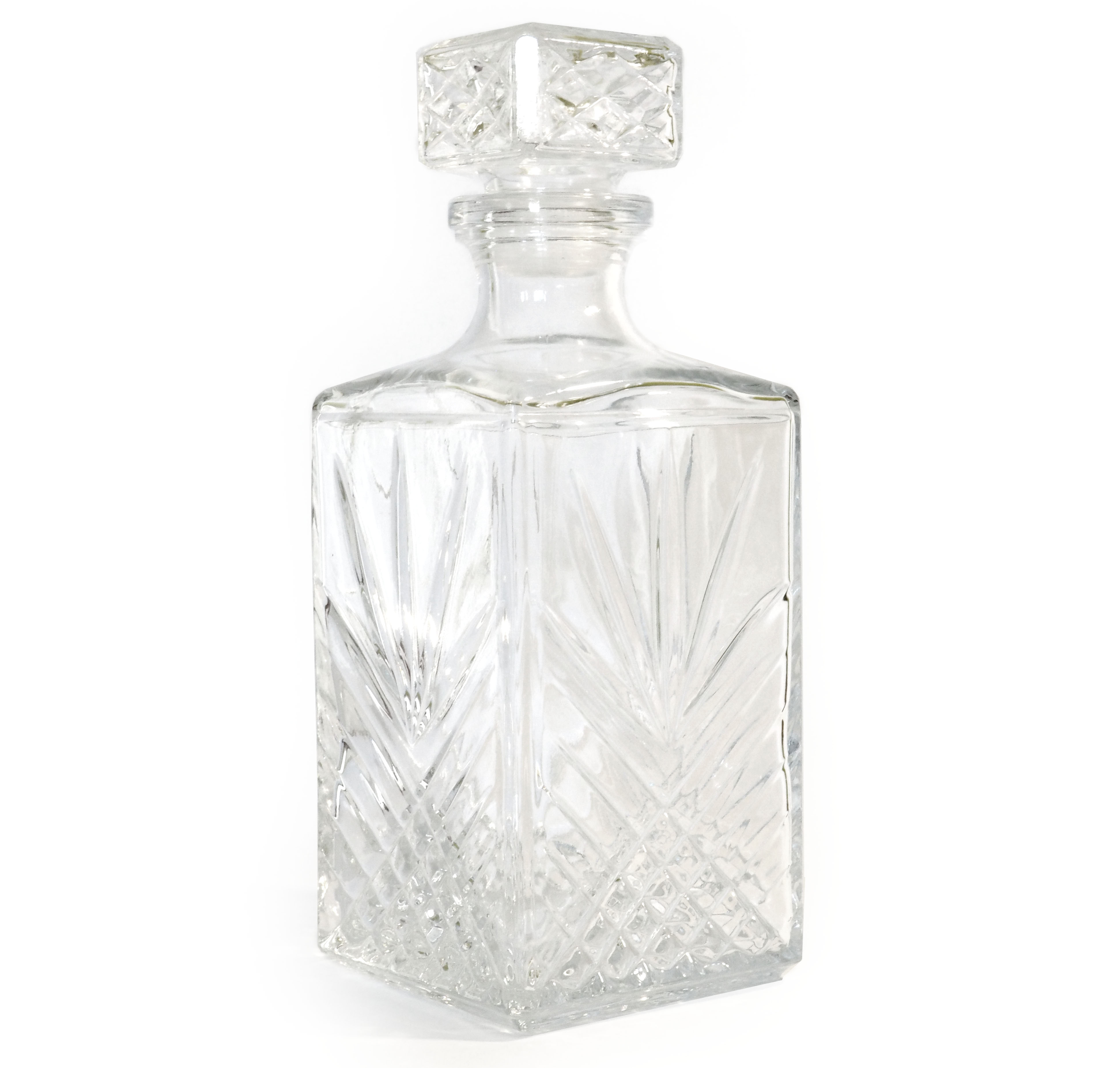 Whiskey decanter sparkle pattern