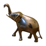 Gilded brass elephant