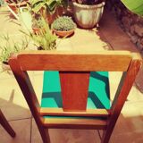 Lot de 4 chaises art déco