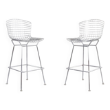 Vintage Bar Stools by Harry Bertoia for Knoll International, 1970s, Set of2