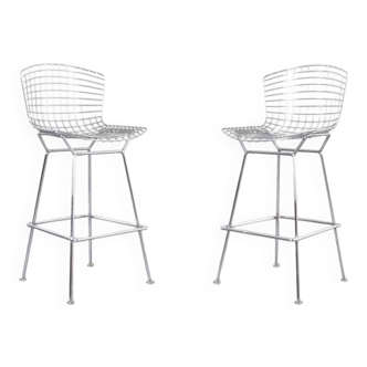 Vintage Bar Stools by Harry Bertoia for Knoll International, 1970s, Set of2