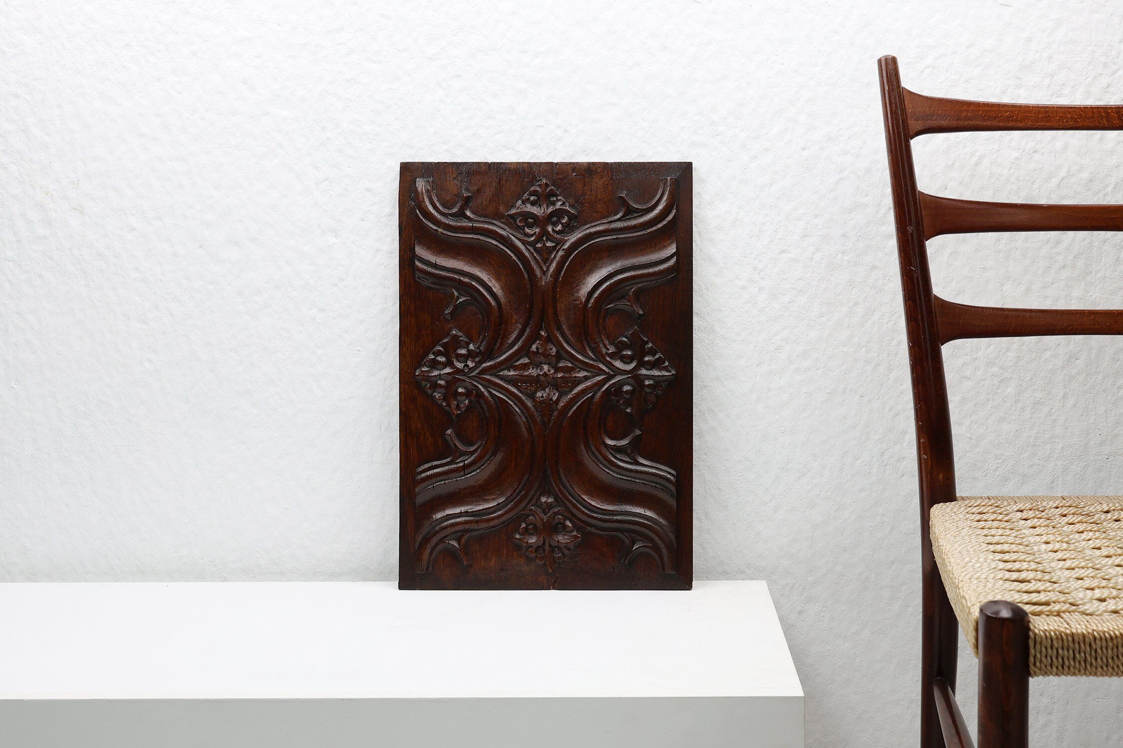 Gothic Oak Sculpted Panel, Belgium, 16th century