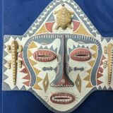 Frame with ethnic mask