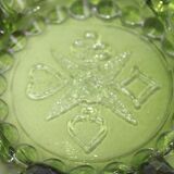 Moulded glass ashtray