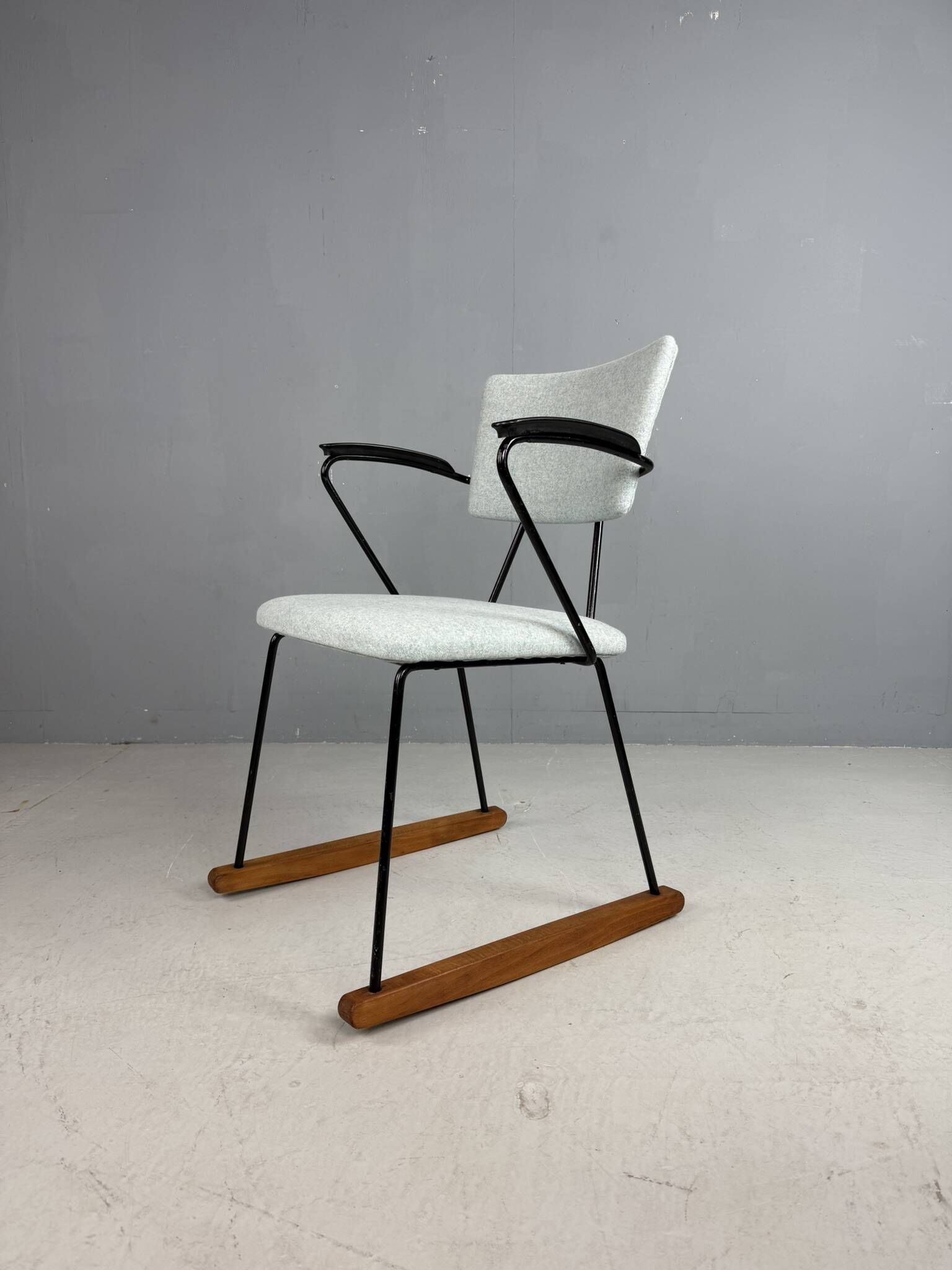 Rare Kembo rocking chair by WH Gispen, 1950s Netherlands