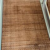 Rattan dressing table with mirror