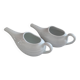 Duo de saucières porcelaine blanche ancien biberon malade