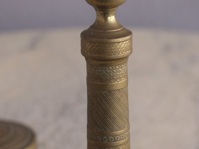 Pair of candlestick era bronze Empire