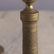 Pair of candlestick era bronze Empire