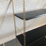 3 tray vintage metal String shelves