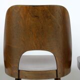Set of 4 wooden chairs by Oswald Haerdtl for ton, 1950s, no. 515