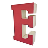 Sign letter E