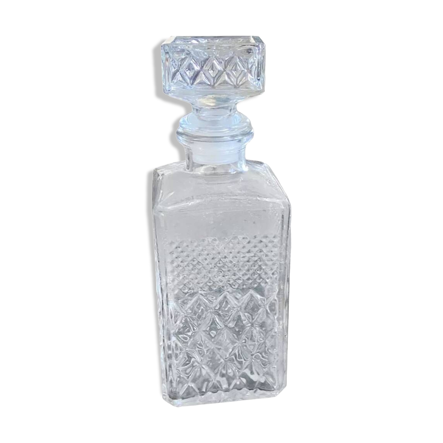 Cut glass whiskey decanter