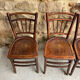 Lot de 4 chaises bistrot
