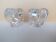Pair of Sèvres crystal candlesticks