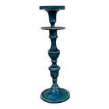 Large blue candlestick