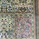 Oriental rug 100% silk hand-knotted – Bakhtiar box pattern 203x124 cm