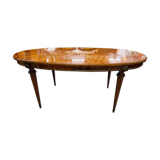 Inlaid rosewood dining table