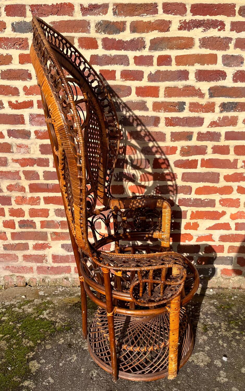 Emmanuelle rattan armchair