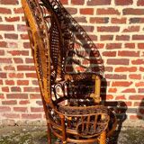 Emmanuelle rattan armchair