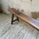 Banc en noyer massif 230 cm