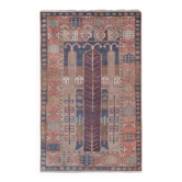 Vintage Turkish Oushak Rug Handwoven 125x198 cm