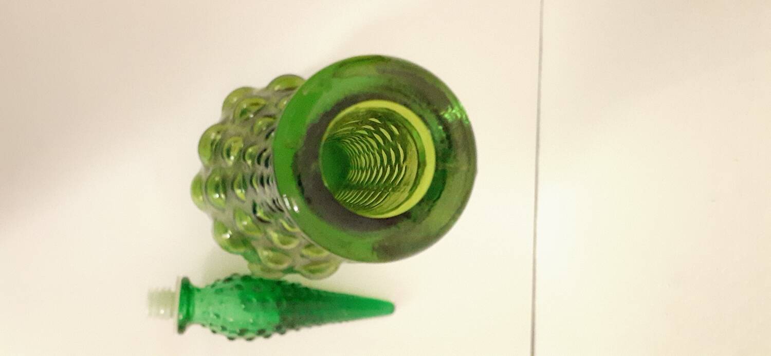 Large vintage glass carafe