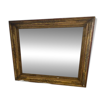 Miroir en bois doré charlesX