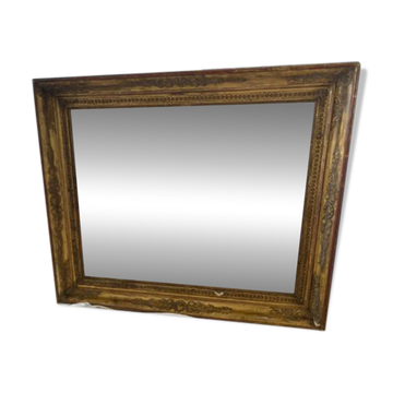 Miroir en bois doré charlesX