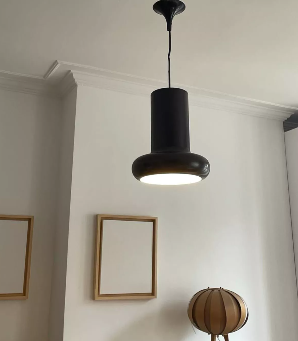 Pendant lamp vintage Lita France 1970
