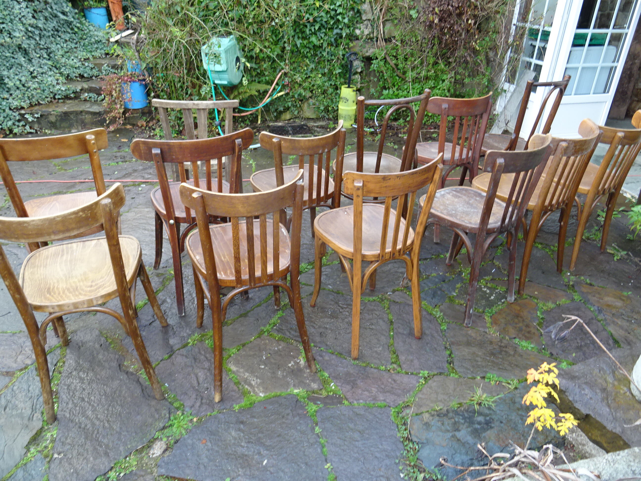 12 bistro chairs