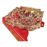Thick glass ashtray or pocket