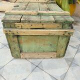 Old wooden chest - industrial decor....