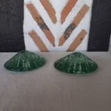 Pair of shell candlesticks