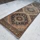 Vintage Turkish hallway rug 107x384 cm