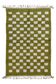 Tapis à carreaux vert - 288 x 184 cm