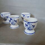 7 antique egg cups