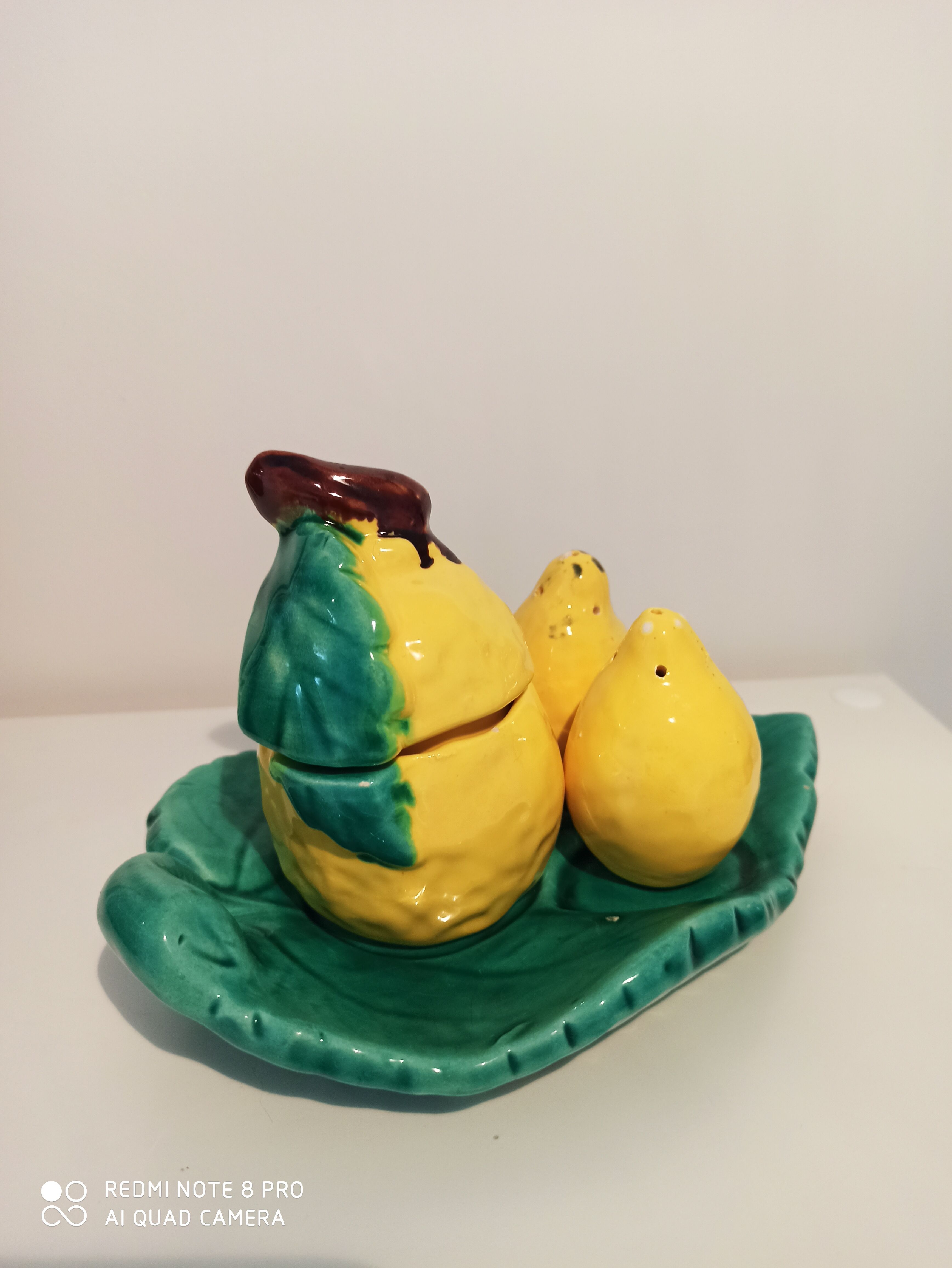 Vintage salt and pepper service Vallauris