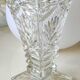 Art Deco Boho pair of vases, Bohemian crystal. Stylish and refined.